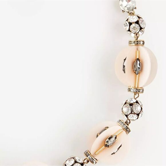 ANN TAYLOR OVERSIZE SEQUIN NECKLACE NWOT NOS - Picture 4 of 5